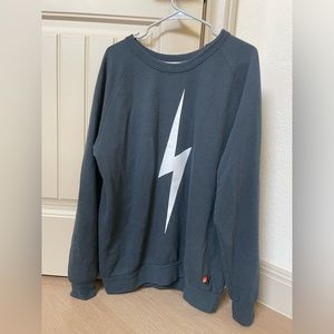 aviator nation NEVER BEEN WORN lightning bolt sweatshirt!